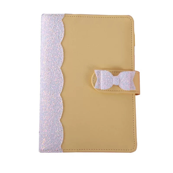 Glitter Bow Pastel A6 Binder - It’s a Miracle Budgeting