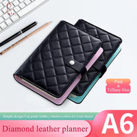 Quilted Black A6 Binder - It’s a Miracle Budgeting